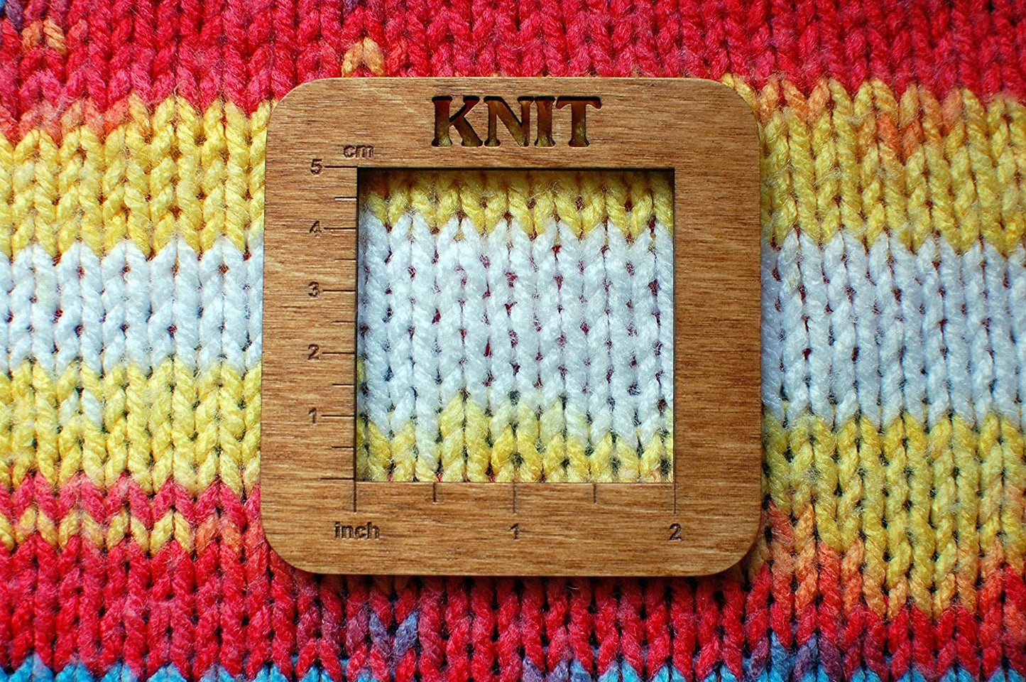 An essential tool for every knitter and crocheter, this gauge ruler helps ensure accuracy and makes every project more enjoyable