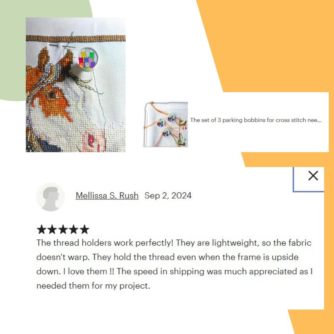 parking bobbins for cross stitching embroidery bobbins magnetic parking method cross stitch Magnetic clips for tightening floss Cross stitch parking bobbins for embroidery frame scroll rod qsnap hoop Tension clips thread catcher magnet dariamakes cross stitch pattern cross stitch art counted cross stitch floss drops for cross stitch kit embroidery stand funny embroidery dog embroidery embroidery organizer embroidery floss クロスステッチ刺繍ツール