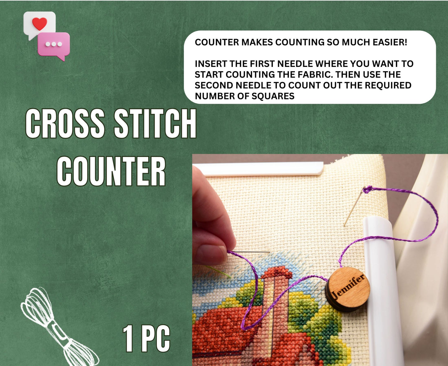 needle minder cross stitch counter keepers extra fabric embroidery parking bobbin magnetic dariamakes cross stitch kit embroidery kit gift for mother gift for granny gift for stitcher embroidery gift grime guard universal magnetic