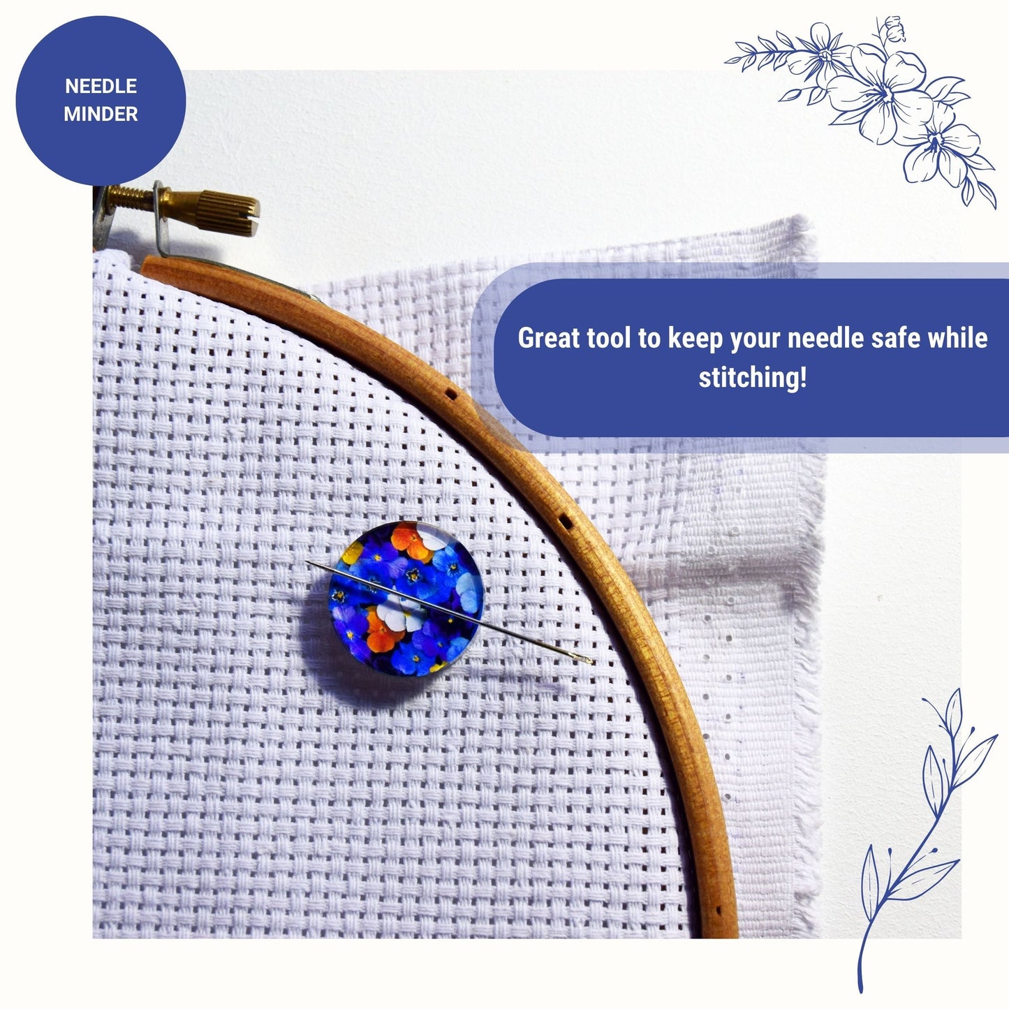 needle minder cross stitch counter keepers extra fabric embroidery parking bobbin magnetic dariamakes cross stitch kit embroidery kit gift for mother gift for granny gift for stitcher embroidery gift クロスステッチ刺繍ツール Kreuzstich-Stickerei vyšívání křížkovým stehem broderie au point de croix κέντημα με σταυροβελονιά ricamo a punto croce 크로스 스티치 자수 krustdūrienu izšūšana siuvinėjimas kryželiu bordado em ponto cruz