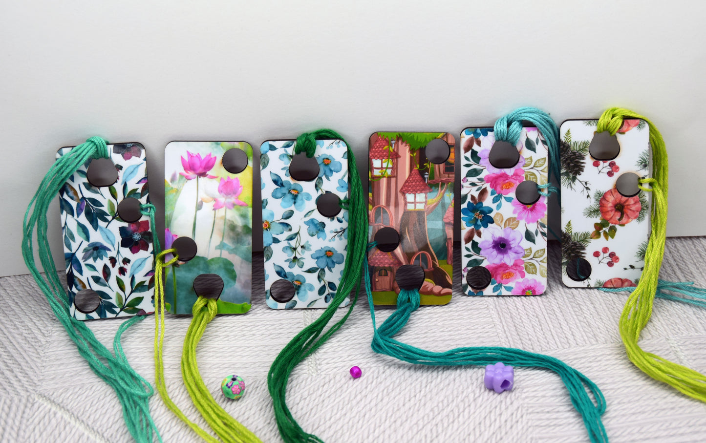 Floss drops 6 pcs - Floss Organizers for Cross Stitch