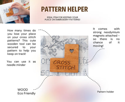 Cross stitch Pattern Helper 1 pc Daria Makes