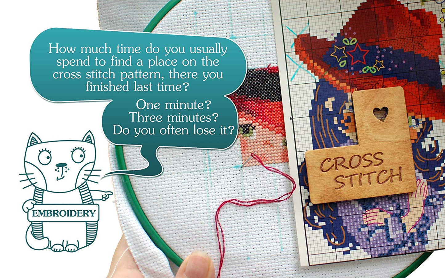 Cross stitch Pattern Helper 1 pc Daria Makes