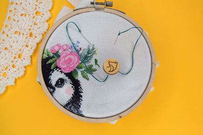 Cross stitch counters (thread pickers) 2 pcs Fox