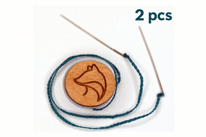 Cross stitch counters (thread pickers) 2 pcs Fox