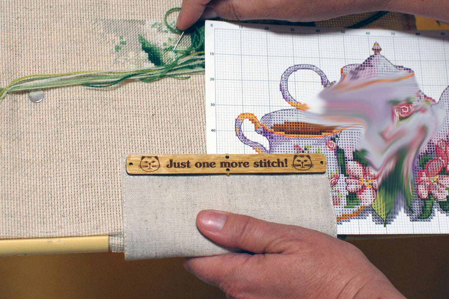 Universal Magnetic Grime Guard Just one more stitch!