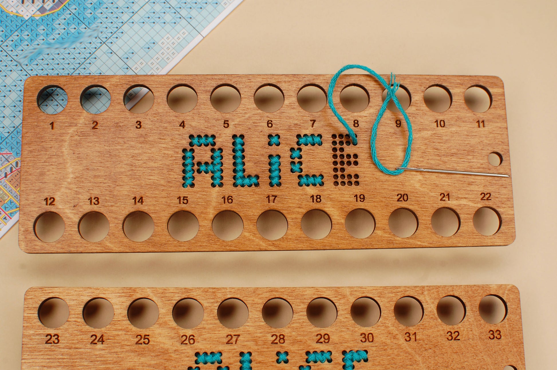 Cross stitch floss organizer embroidery kit accessory Dariamakes