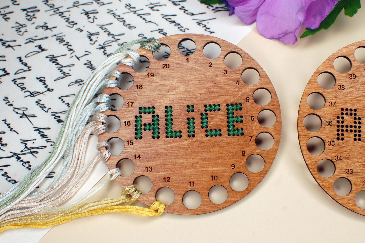 Dariamakes floss orgaizer cross stitch