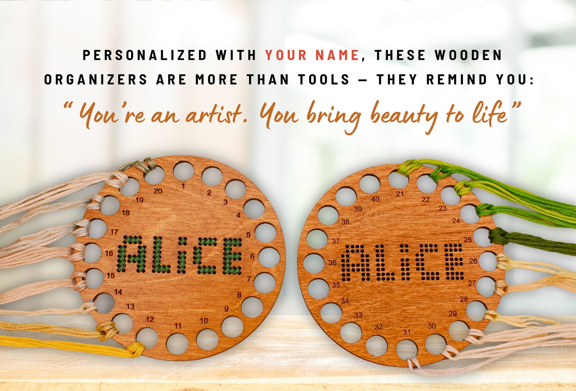 Dariamakes floss orgaizer cross stitch Organizador de hilo para punto de cruz