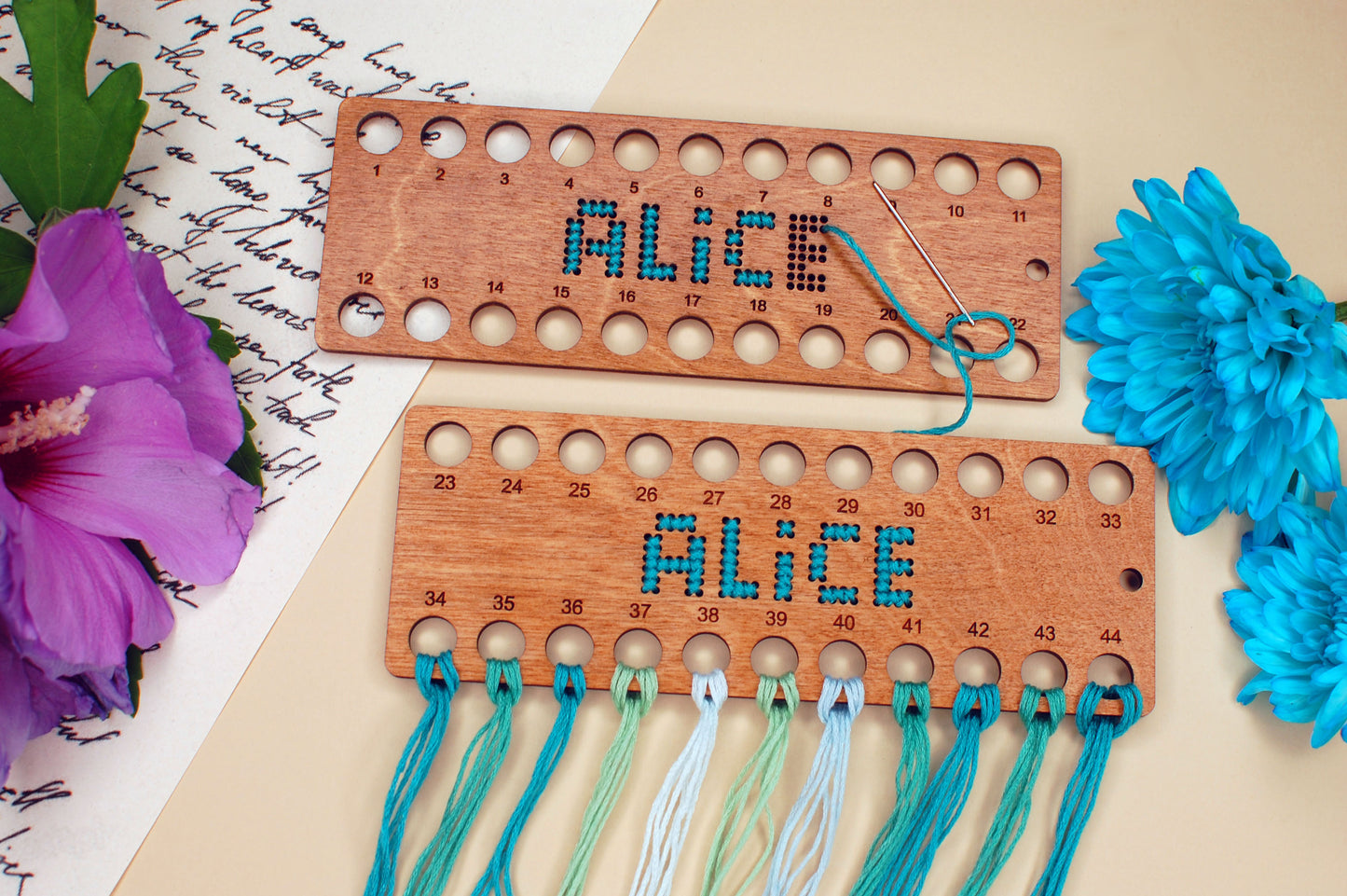 Cross stitch floss organizer embroidery kit accessory Dariamakes