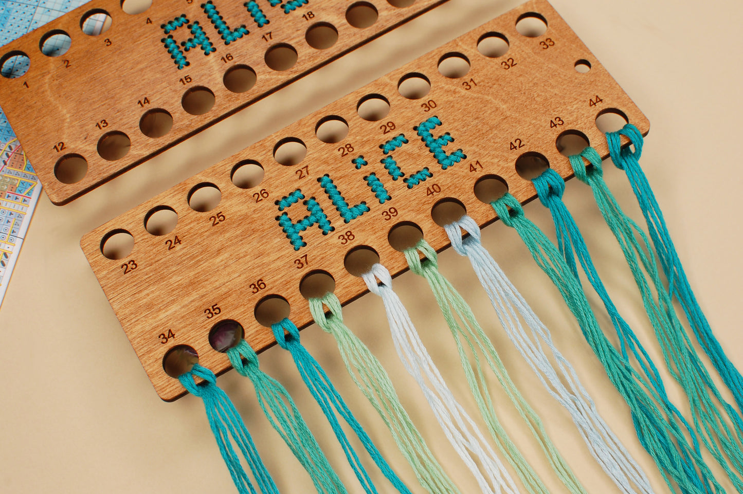 Cross stitch floss organizer embroidery kit accessory Dariamakes