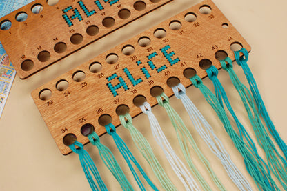Cross stitch floss organizer embroidery kit accessory Dariamakes