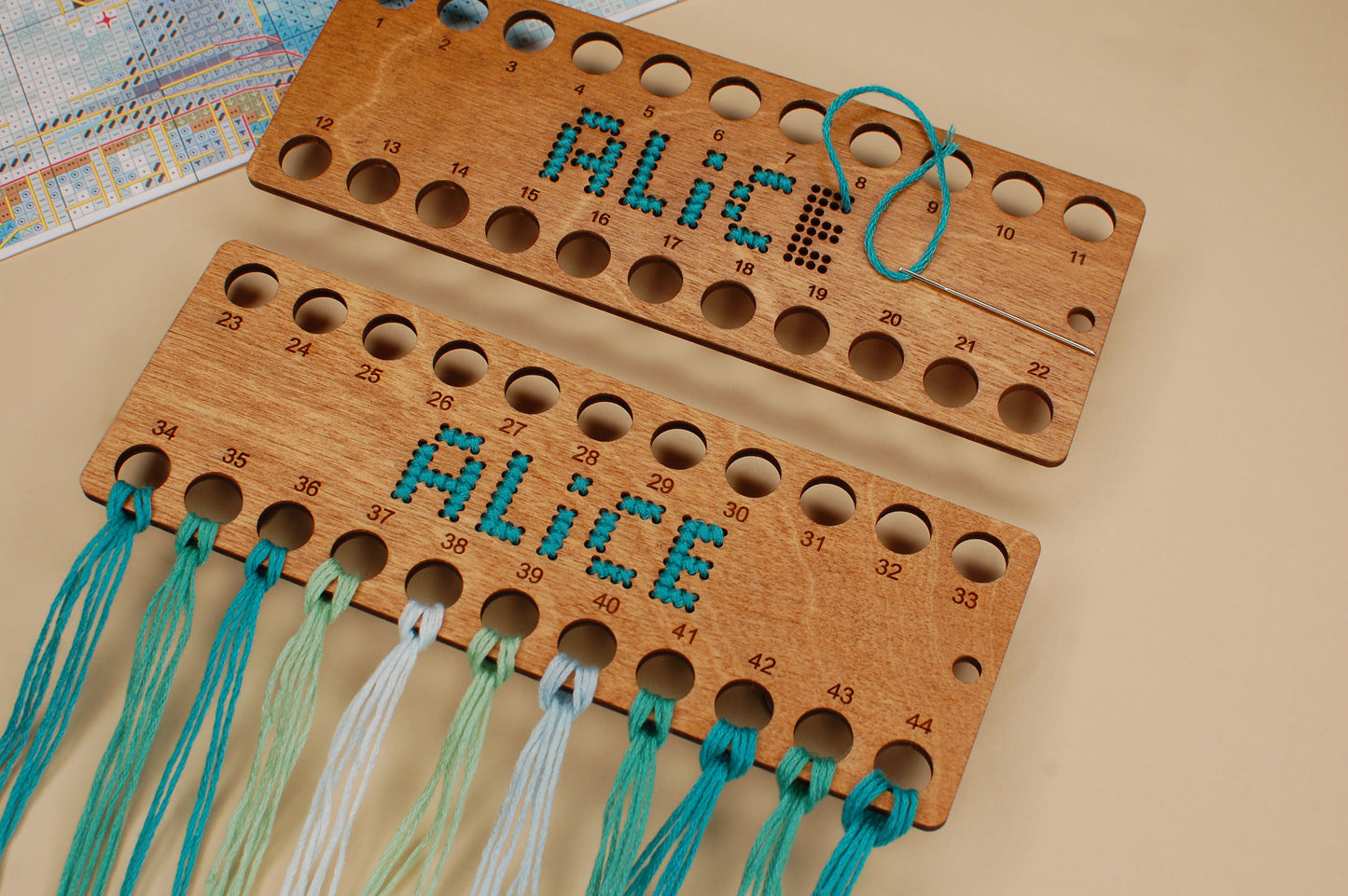 Cross stitch floss organizer embroidery kit accessory Dariamakes