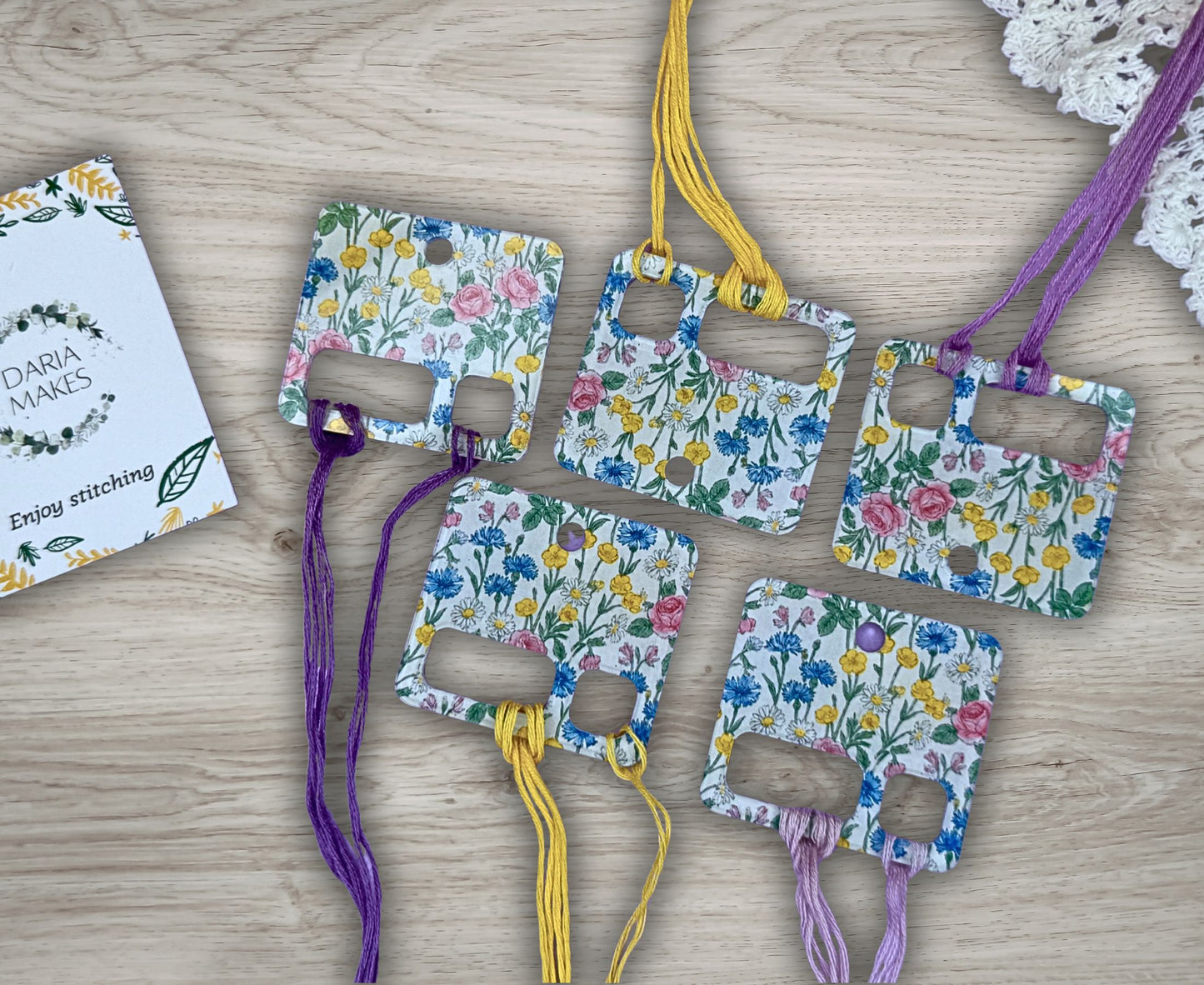 Daria Makes Cross stitch