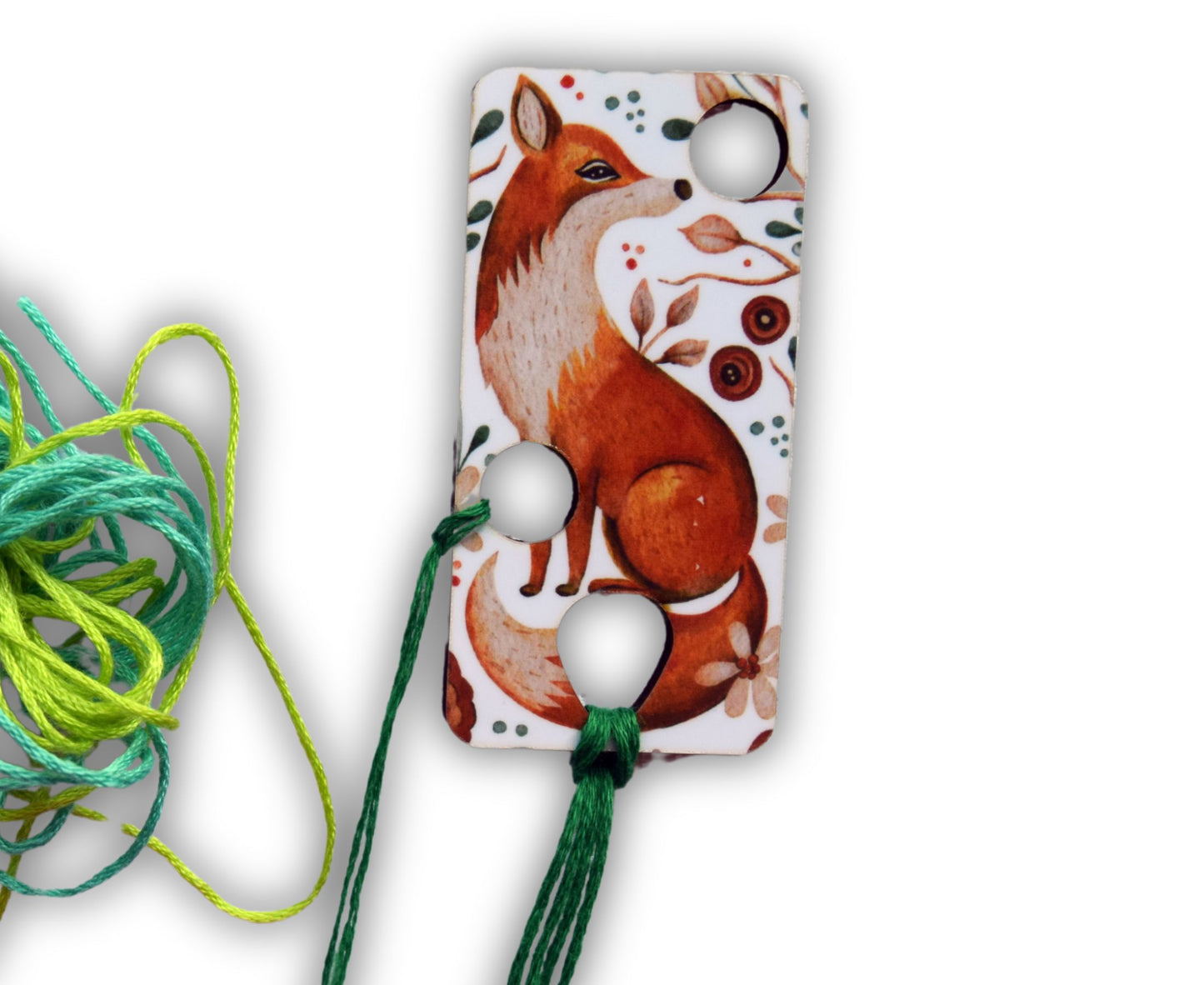 1 pc wooden Floss drop for cross stitch