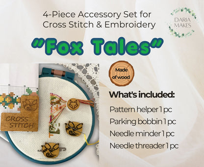 Welcome to Daria Makes — a place for cross stitch lovers, creative minds, and craft enthusiasts! Discover unique needle minders, needlework accessories, and helpful tools designed to make your stitching projects more enjoyable