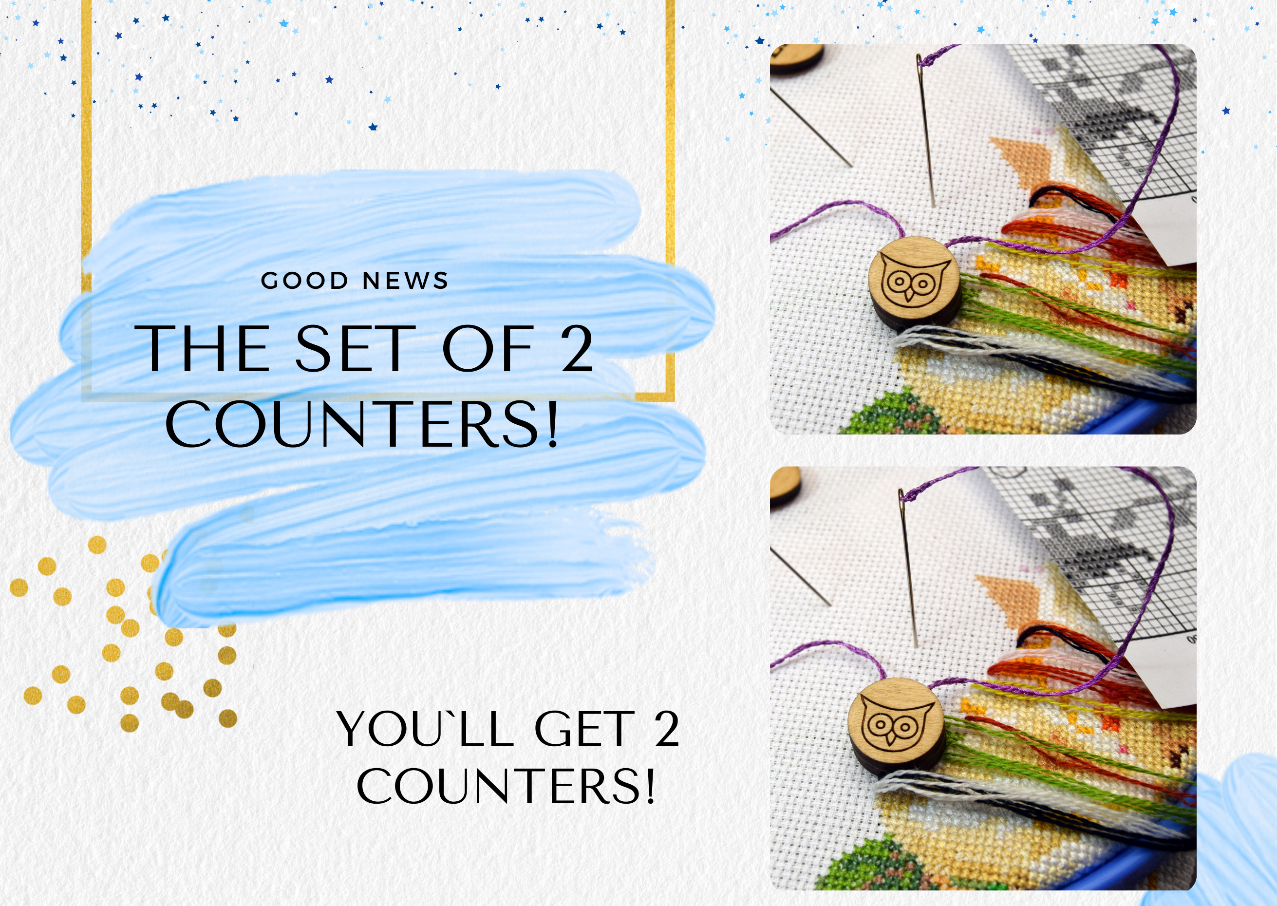 Counter for cross stitch – Dariamakes