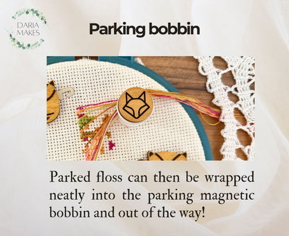 Make your stitching time even more enjoyable with beautiful and practical cross stitch accessories! Whether you're organizing floss, keeping track of your pattern, or adding a touch of charm to your craft space, these tools are designed to make every project easier and more fun.

Perfect for cross stitch lovers, embroidery enthusiasts, and creative makers who appreciate both functionality and beautiful design. Handmade with care and created to bring more joy to your crafting experience.

Follow for more cra