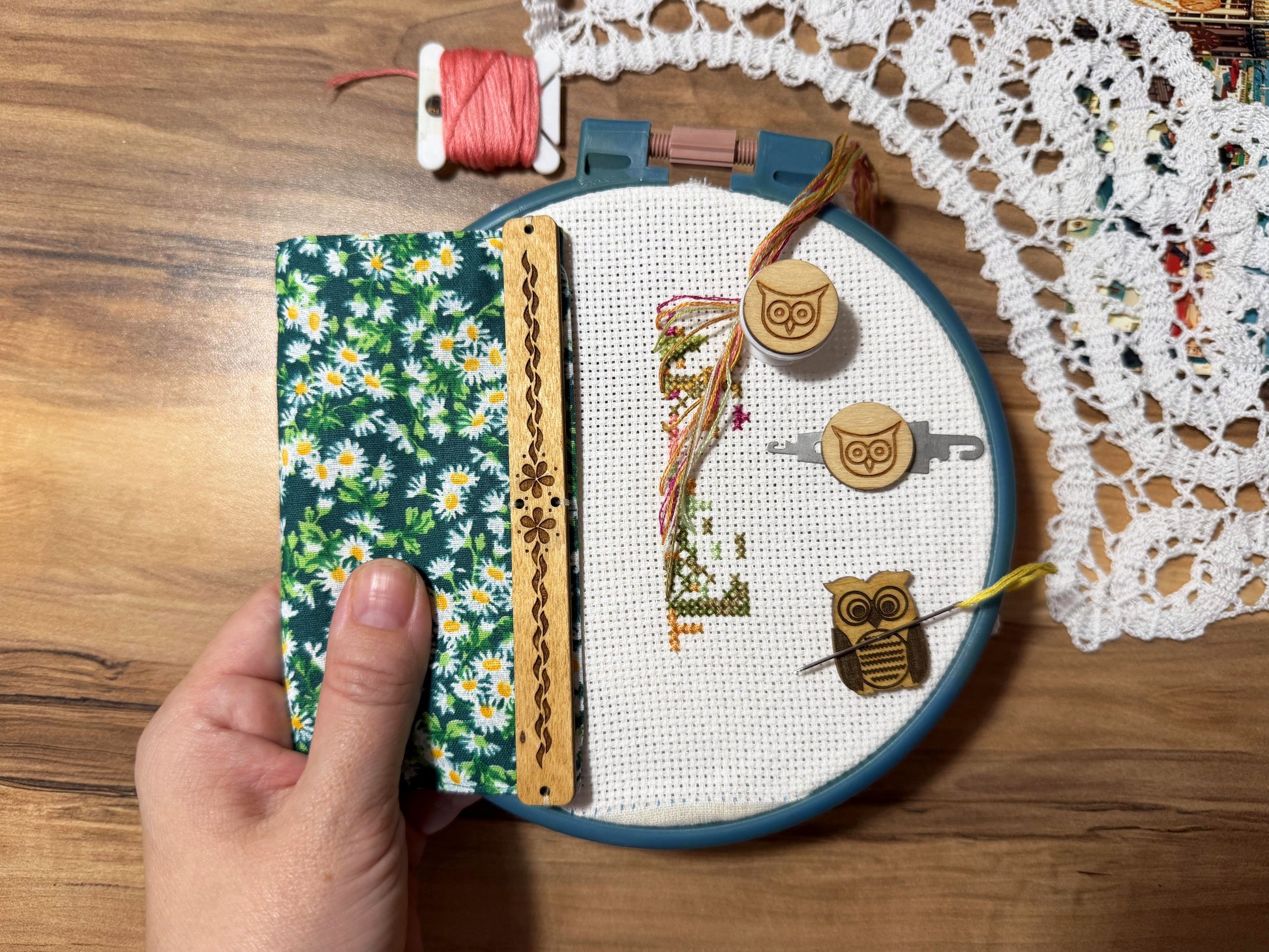 Daria Makes offers unique cross stitch gifts, embroidery accessories, needle minders, thread organizers, and practical tools for stitching enthusiasts