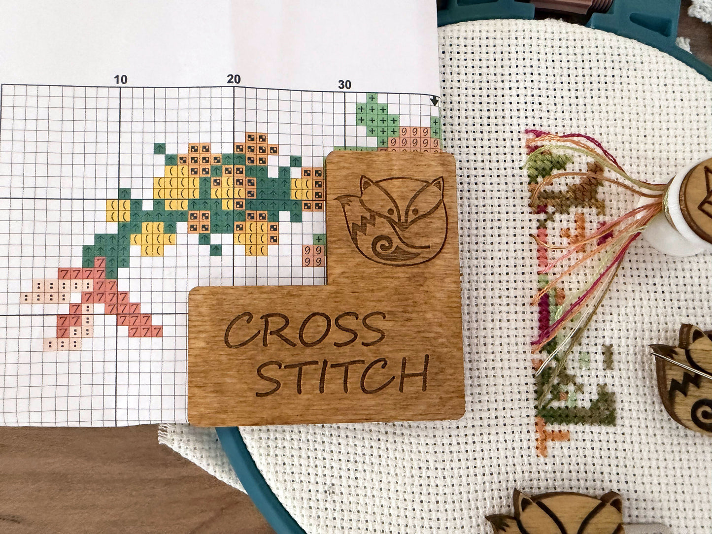 Pattern helper fox by Daria Makes