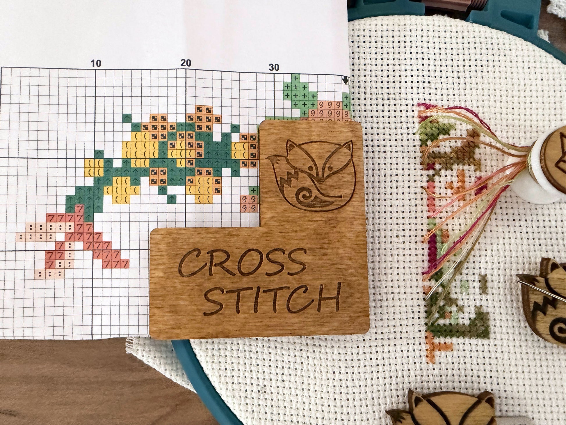 Pattern helper fox by Daria Makes
