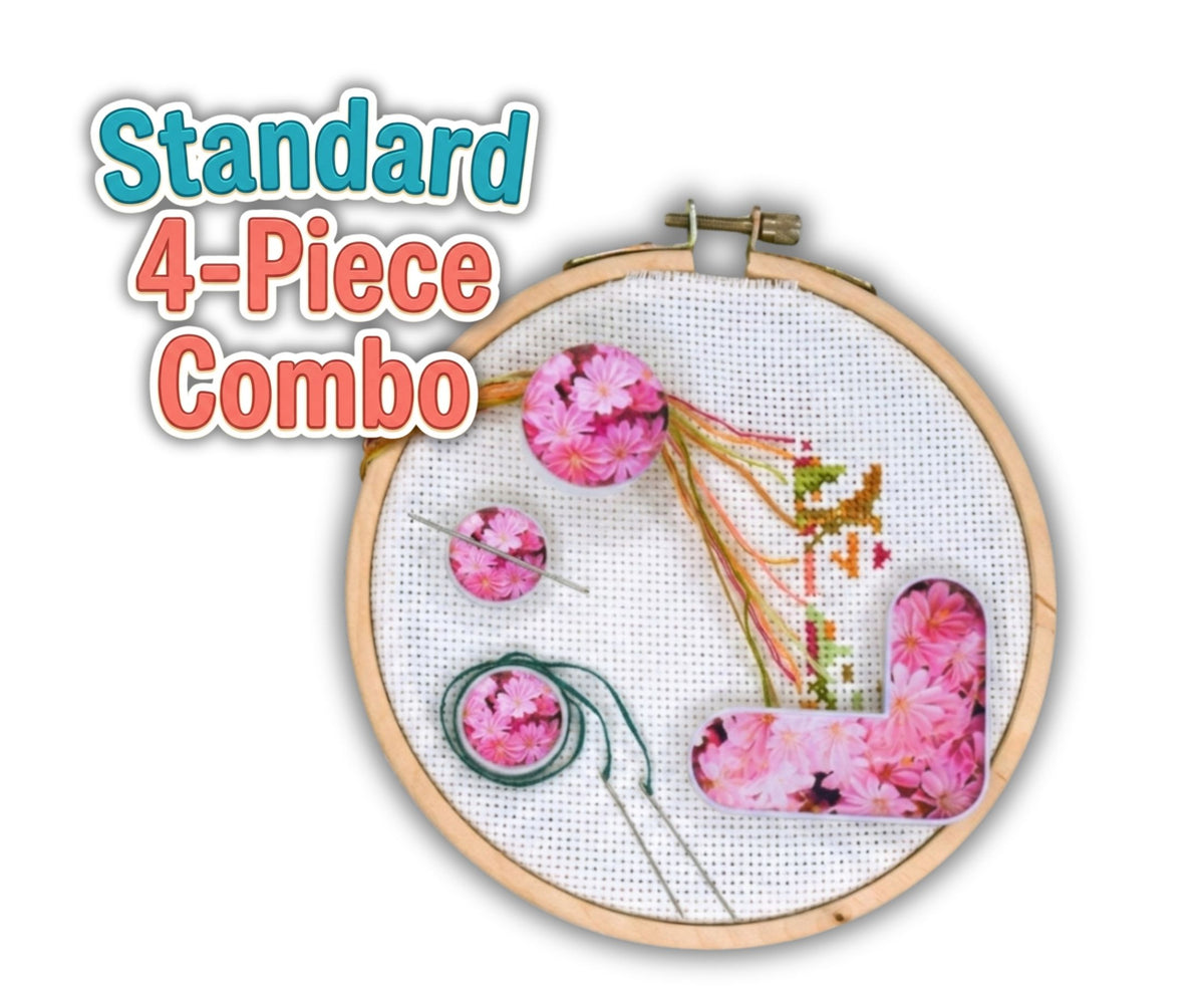 Standard 4-Piece Combo - Accessory set "Light Pink"  Daria Makes