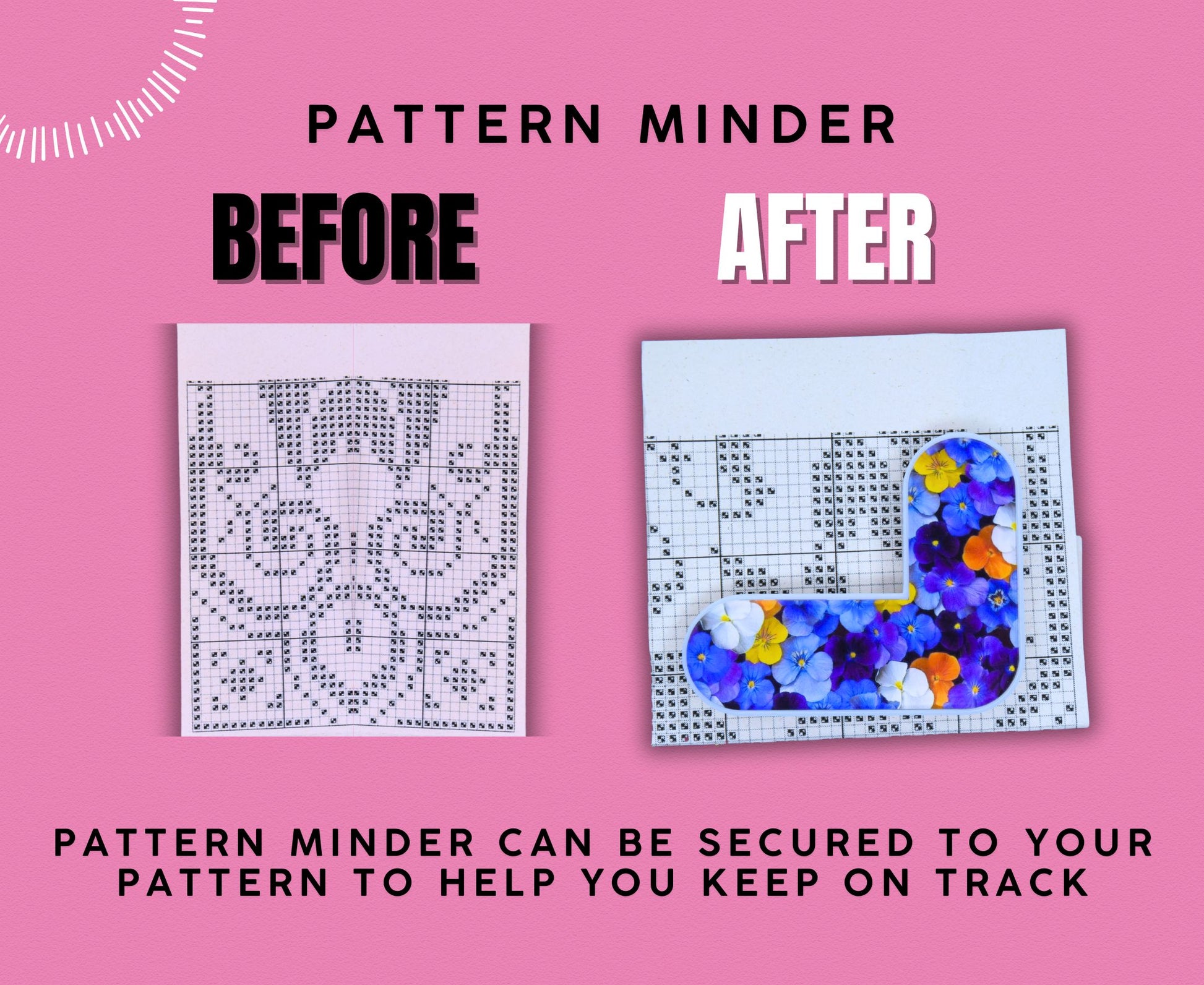 Pattern helper for cross stitch