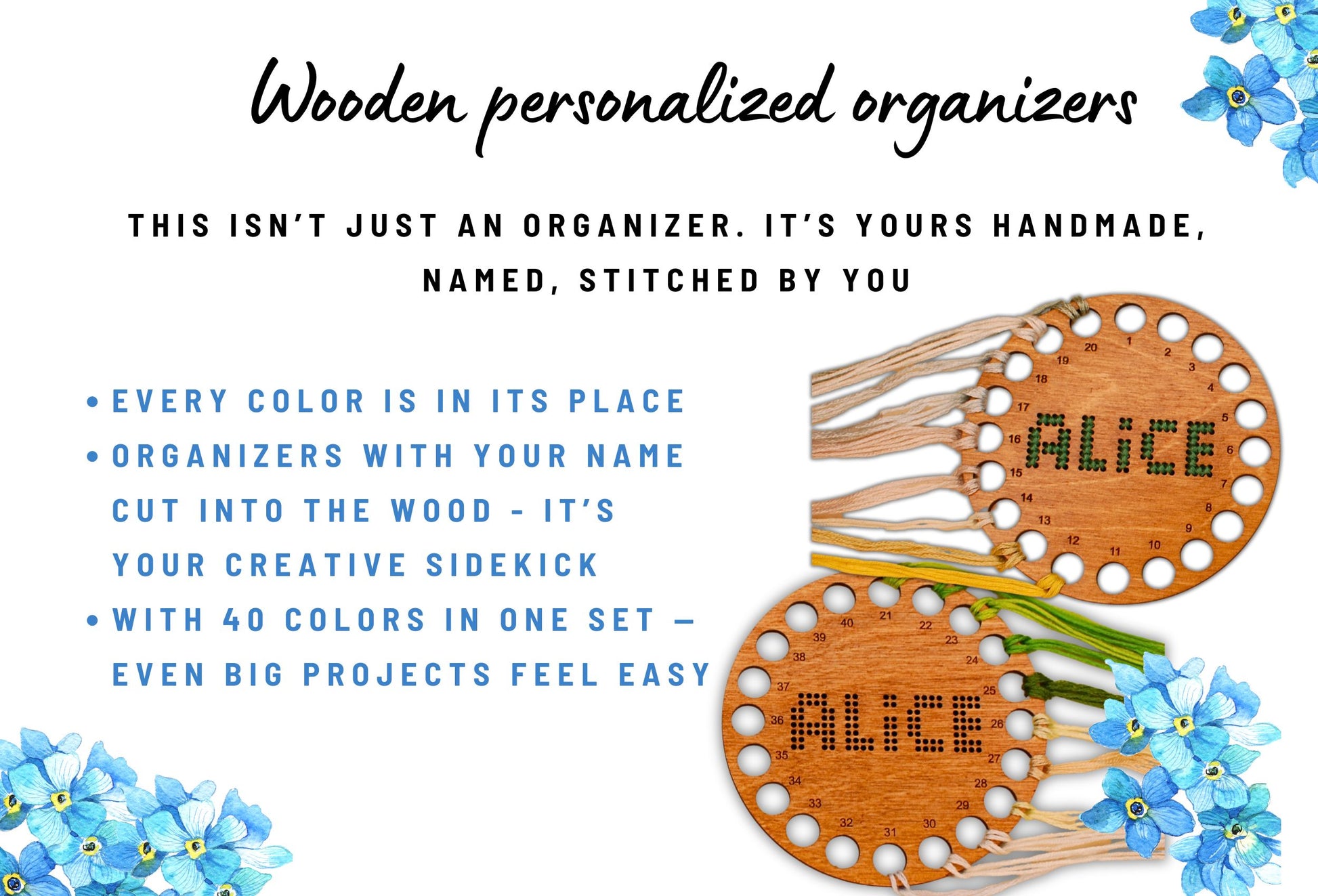 Dariamakes floss orgaizer cross stitch