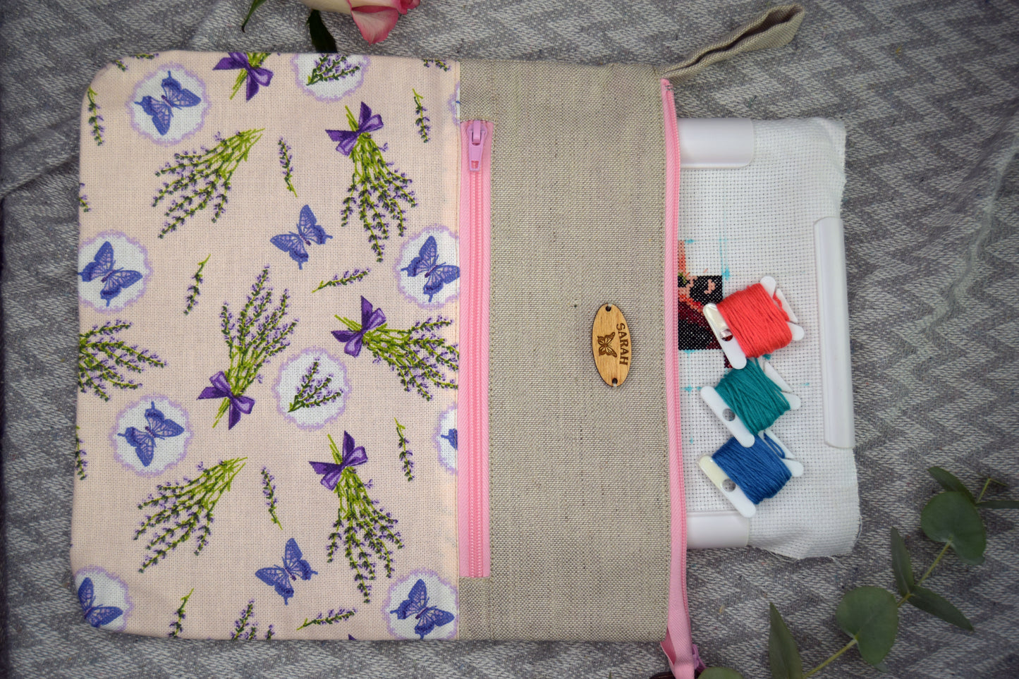 Cross stitch storage Bag and Accessory set
