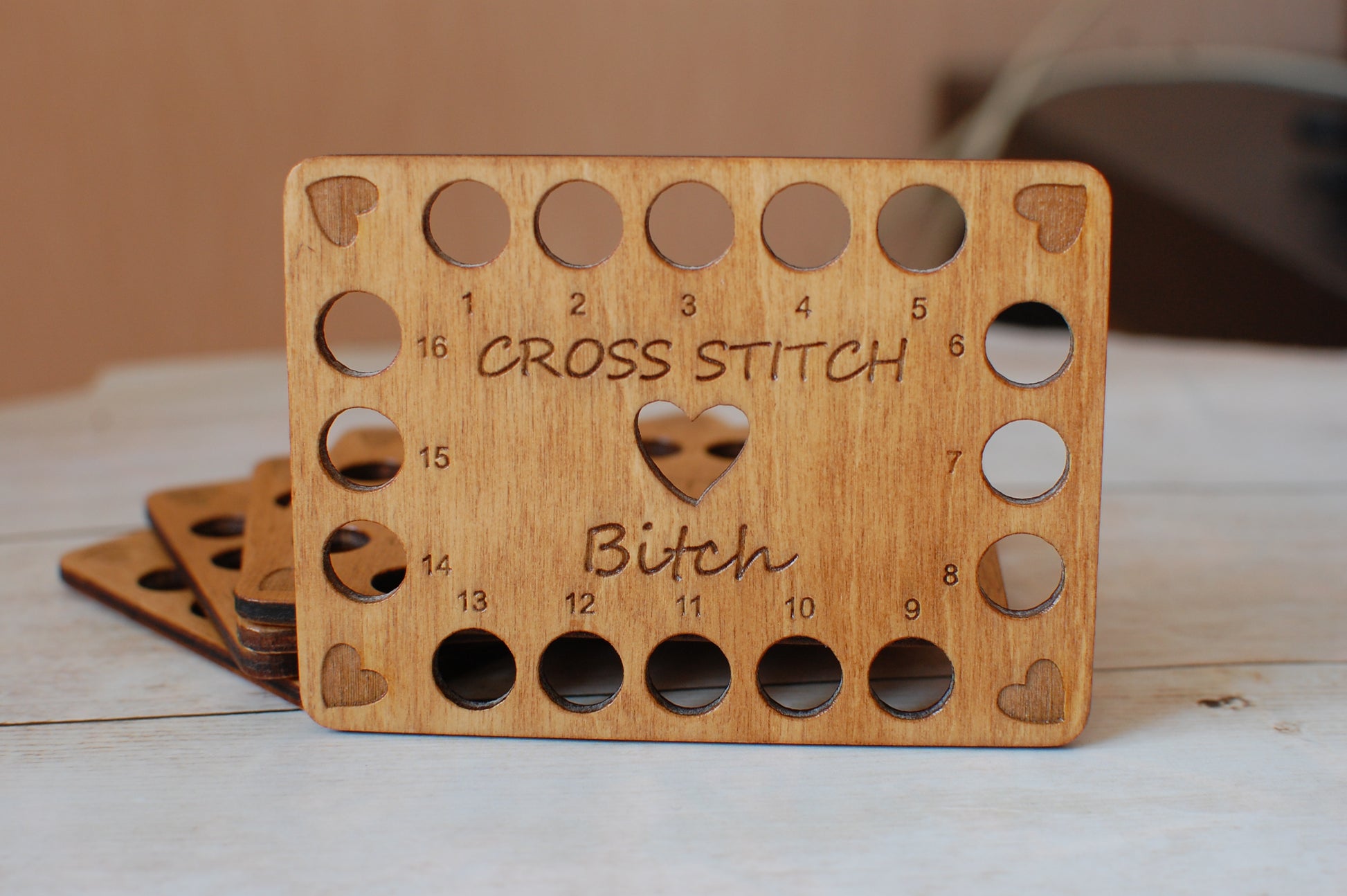 Cross stitch bitch swear words embroidery organizer