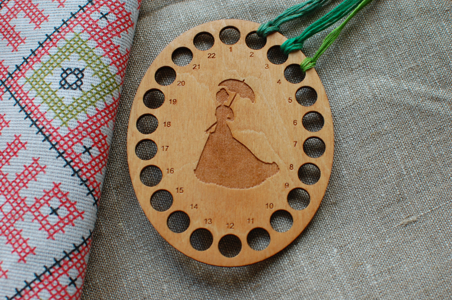 Floss organizer embroidery cross stitch floss storage Organizador de hilo para bordar y punto de cruz 