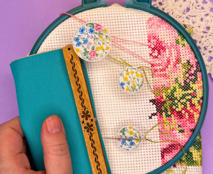 Cross Stitch Kit: Universal Magnetic Grime guard, Needle Minder, Parking Bobbins