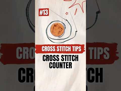 Cross stitch counters (thread pickers) 2 pcs Flowers